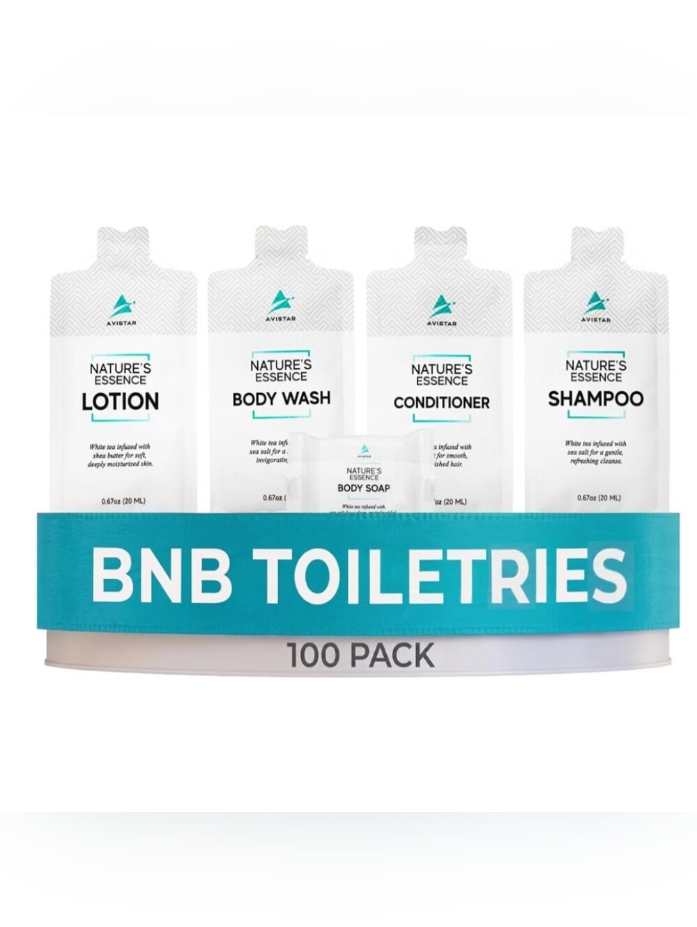 100 Hotel Soap & Bulk Toiletries Packets